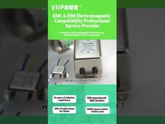 CE ROHS Filtry jednofazowe RFI 0,5A-300A Filtry interferencji elektronicznych