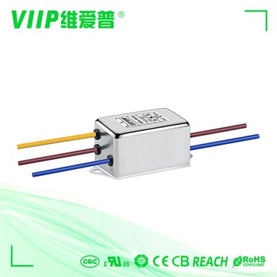 kupować Sprzęt medyczny Filtr linii zasilającej EMI 120 V 250 V Przewód przewodowy online manufacture