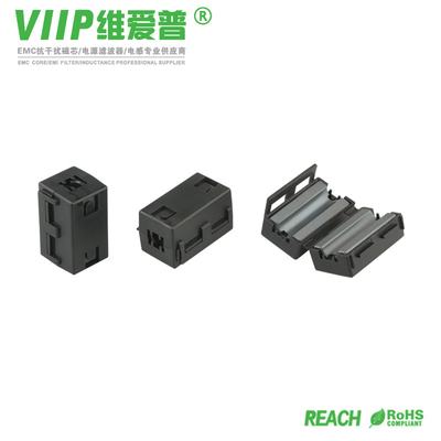 Czarny 10mm Clip On Ferrite Core Typ opakowania do zastosowań lotniczych i obronnych