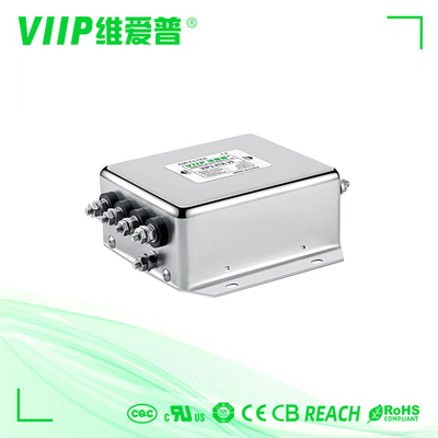60-90dB Inwerterowy filtr EMI 380V 440V 30mhz Filtr dolnoprzepustowy