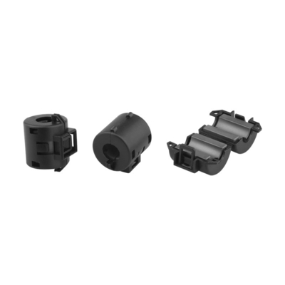 Zaciski kablowe z rdzeniem ferrytowym 13,5 mm RFI EMI Czarny szary