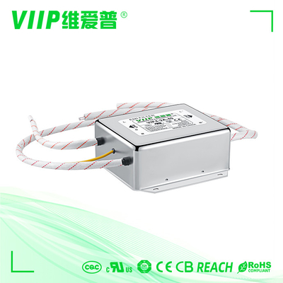 Filtr CE ROHS EMI 6A do zasilania prądem przemiennym 110VAC 250VAC